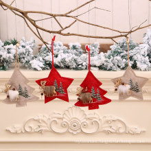 2020 Happy New Year Christmas Ornaments DIY Xmas Gift Santa Claus Snowman Tree Pendant Doll Hang Decorations for Home Noel Natal